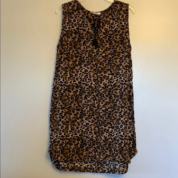 beachlunchlounge Dresses & Skirts - BeachLunchLounge - animal print tank tunic, L